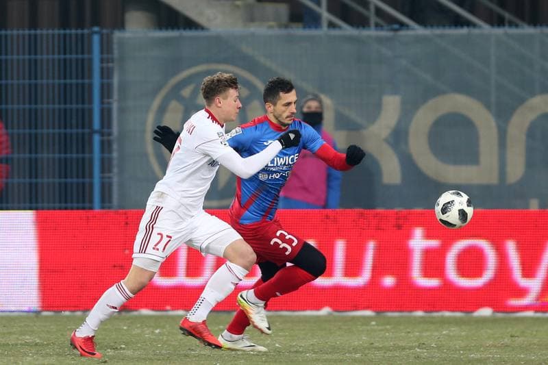 Football. Lotto Ekstraklasa. Piast Gliwice - Gornik Zabrze. 03.03.2018