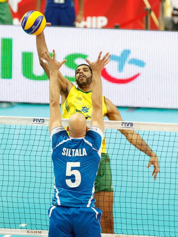 Volleyball. FIVB Men's World Championship. Brazil - Finland. 05.09.2014