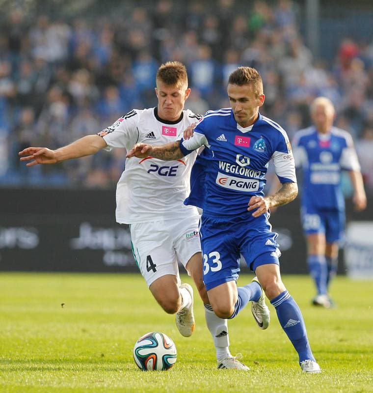 Football. T-Mobile Ekstraklasa. Ruch Chorzow - GKS Belchatow. 21.09.2014