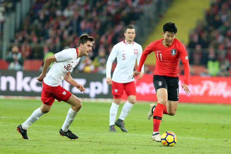 Football. International Friendly. Poland - South Korea. 27.03.2018