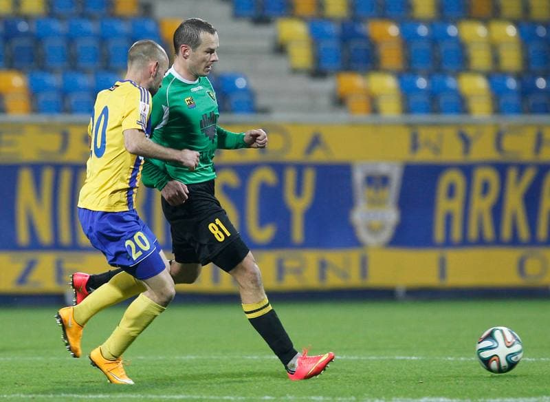 Football. I Liga. Arka Gdynia - GKS Katowice. 16.11.2014
