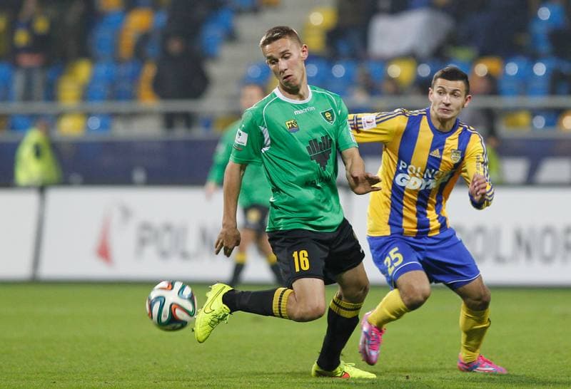 Football. I Liga. Arka Gdynia - GKS Katowice. 16.11.2014