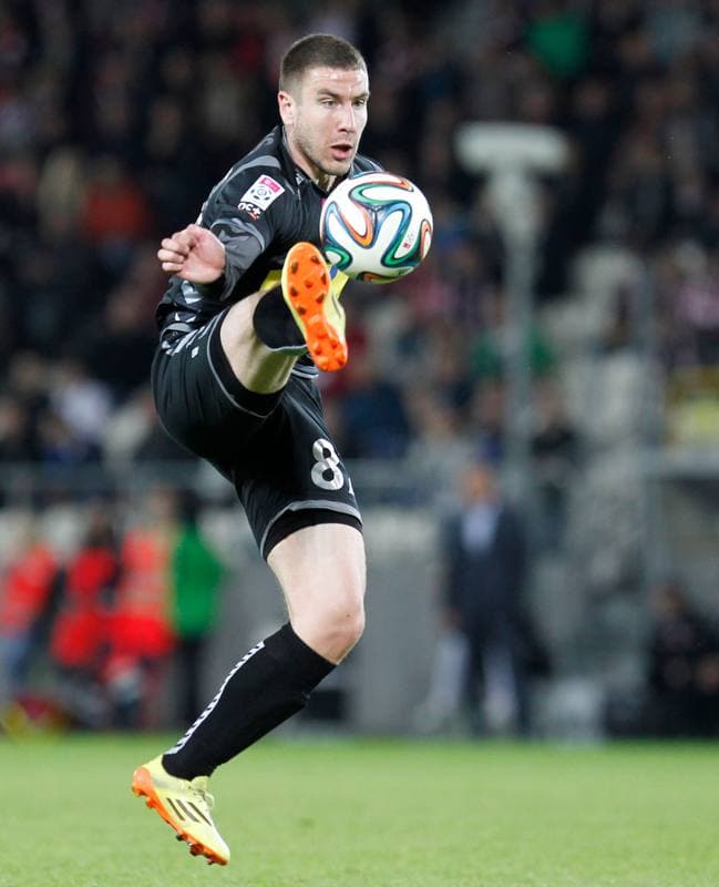 Football. T-Mobile Ekstraklasa. Cracovia Krakow - Korona Kielce. 22.05.2015