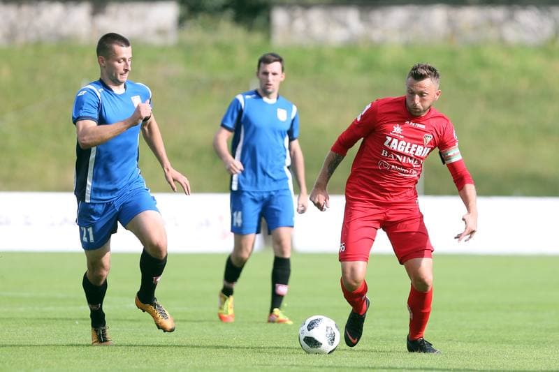 Football. Sparing. Zaglebie Sosnowiec - Sleza Wroclaw. 16.07.2018