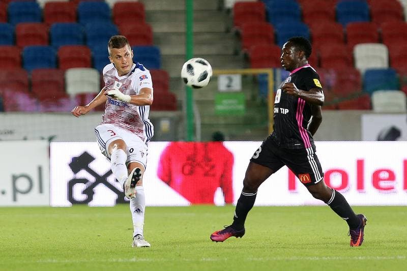 Football. UEFA Europa League. Gornik Zabrze - AS Trencin. 26.07.2018