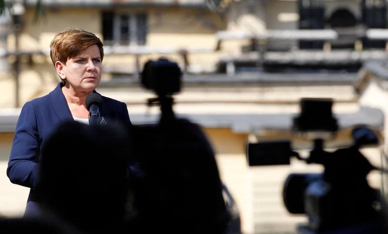 Beata Szydlo. Press Conference. 26.08.2015
