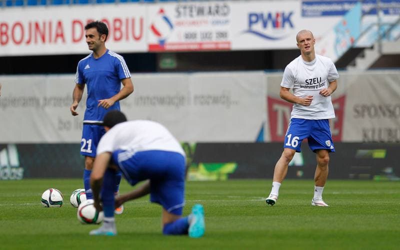 Football. PKO BP Ekstraklasa. Piast Gliwice - Gornik Leczna. 29.08.2015