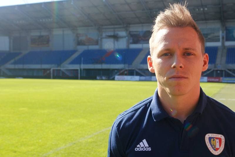 Football. Piast Gliwice. Press Conference. 07.08.2018