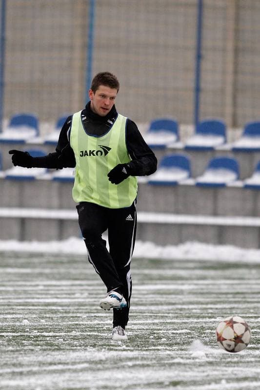 Football. Rozwoj Katowice. Training. 05.01.2016