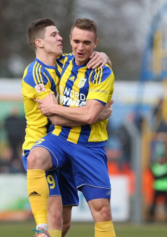 Football. I Liga. MKS Kluczbork - Arka Gdynia. 26.03.2016