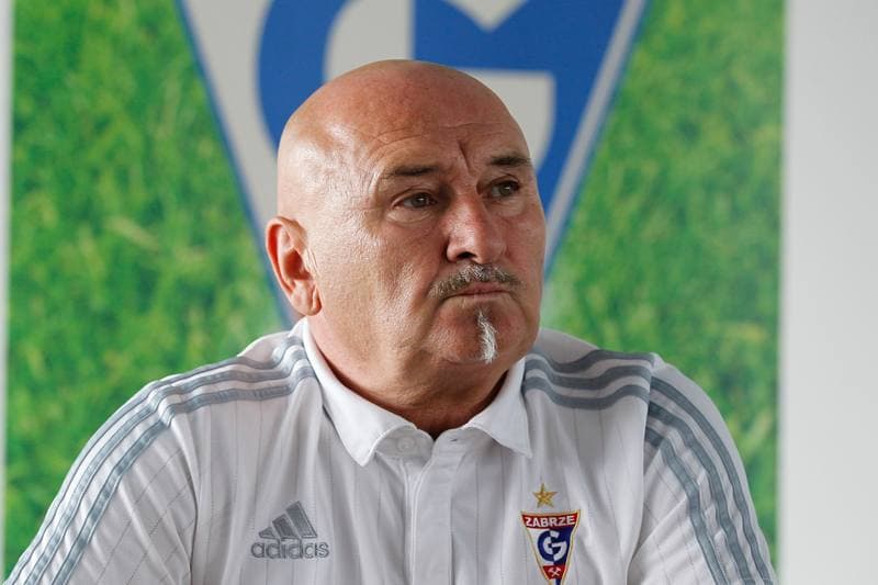 Football. Gornik Zabrze. Press Conference. 26.07.2016