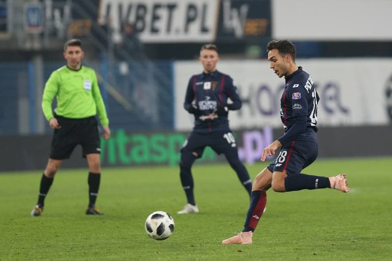Football. Lotto Ekstraklasa. Piast Gliwice - Pogon Szczecin. 03.12.2018