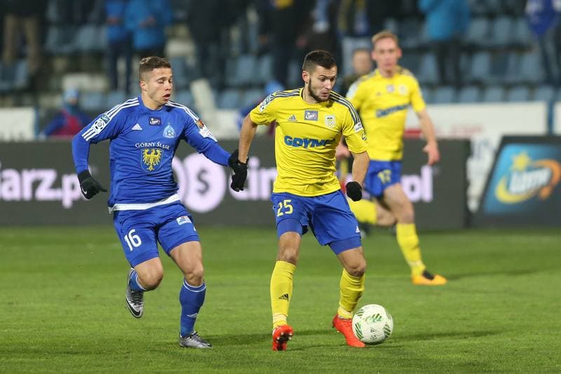 Football. Lotto Ekstraklasa. Ruch Chorzow - Arka Gdynia. 05.12.2016