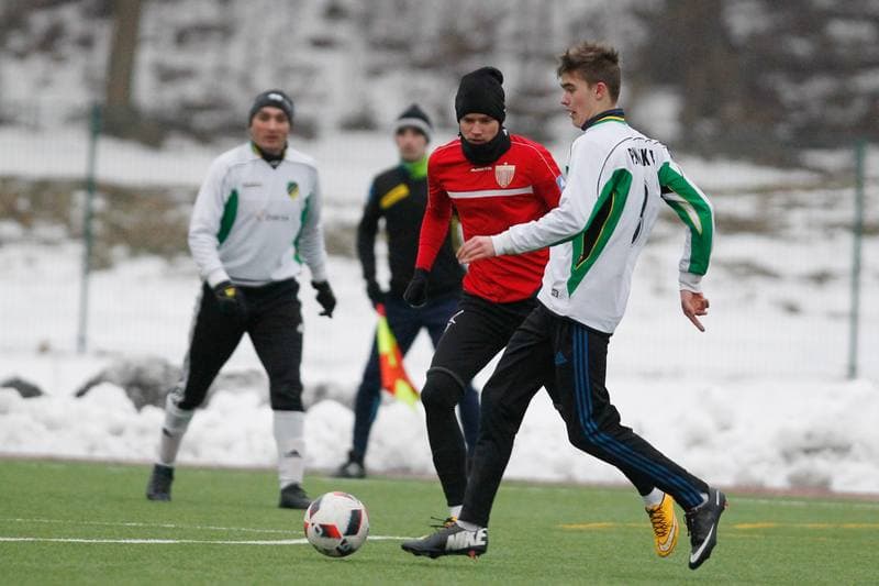 Football. Sparing. Polonia Bytom - Pniowek Pawlowice. 08.02.2017