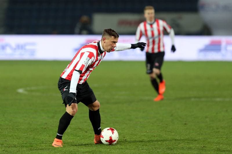 Football. Lotto Ekstraklasa. Ruch Chorzow - Cracovia Krakow. 10.02.2017