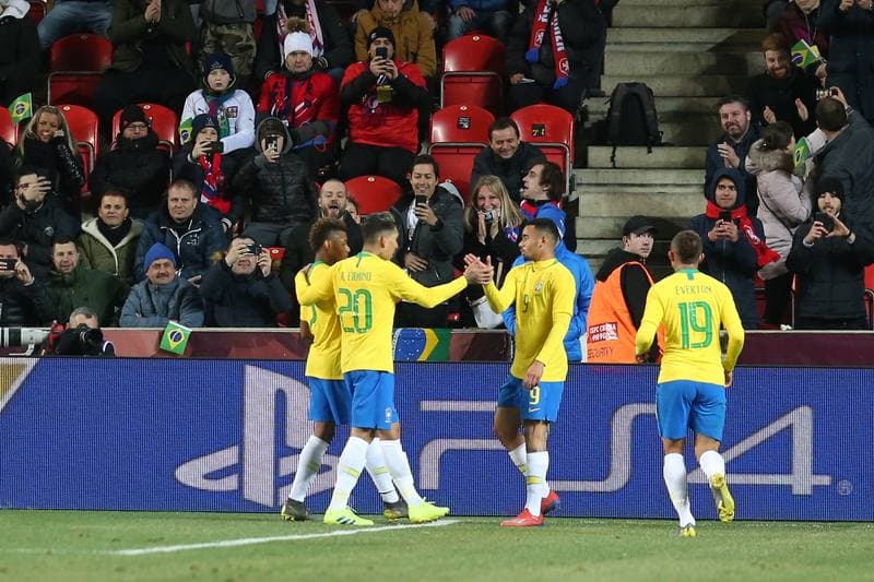 Football. International Friendly. Czech Republic - Brazil. 26.03.2019