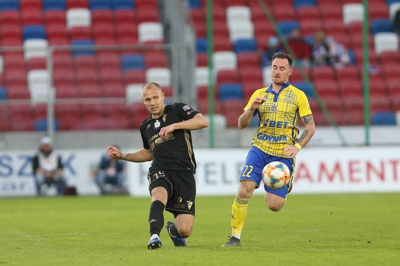 Football. Lotto Ekstraklasa. Gornik Zabrze - Arka Gdynia. 22.04.2019
