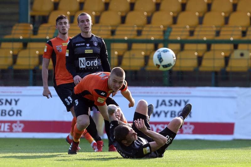 Football. Fortuna I Liga. GKS Katowice - Chrobry Glogow. 07.04.2019