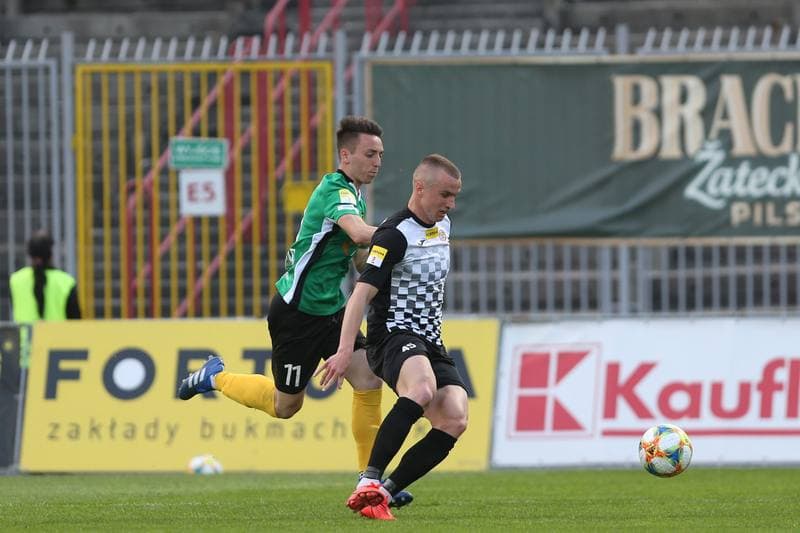 Football. Fortuna I Liga. GKS 1962 Jastrzebie - Bytovia Bytow. 24.04.2019