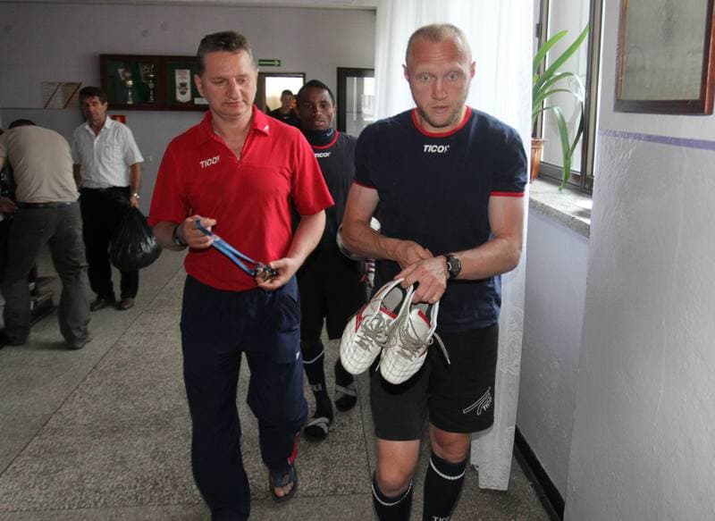 Football. Odra Wodzislaw. Training. 06.06.2011