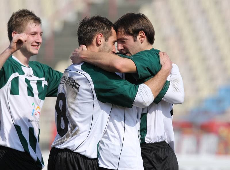 Football. II liga. ROW Rybnik - Baltyk Gdynia. 18.03.2012