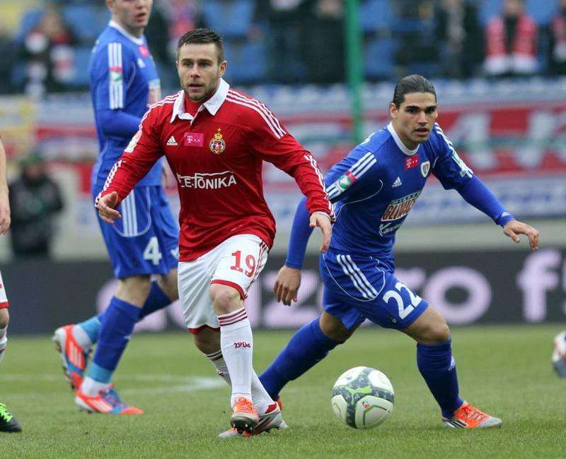 Football. T-mobile Ekstraklasa. Wisla Krakow - Piast Gliwice. 07.04.2013