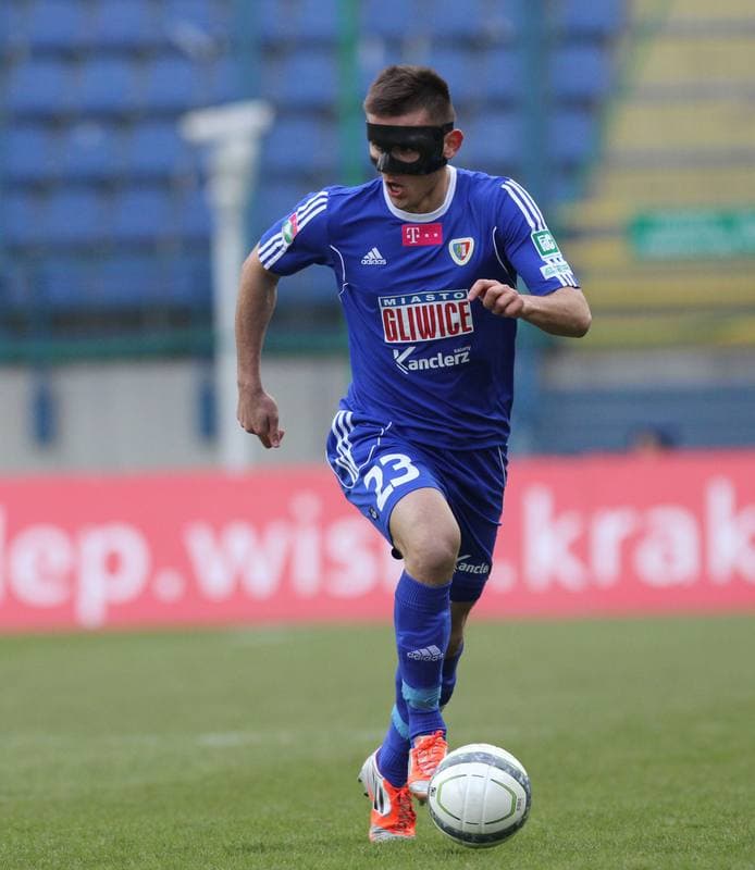 Football. T-mobile Ekstraklasa. Wisla Krakow - Piast Gliwice. 07.04.2013