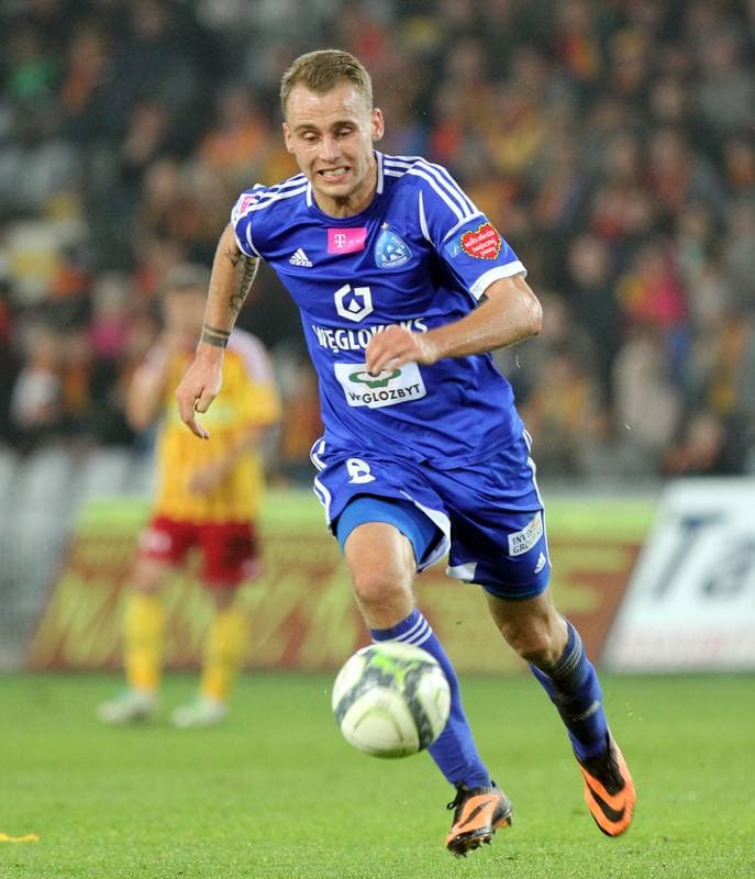 Football. T-Mobile Ekstraklasa. Korona Kielce - Ruch Chorzow. 17.04.2015
