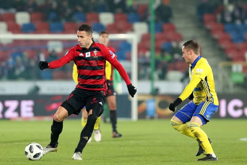 Football. Lotto Ekstraklasa. Gornik Zabrze - Arka Gdynia. 15.12.2018