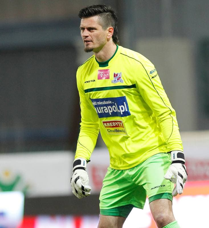 Football. T-Mobile Ekstraklasa. Podbeskidzie Bielsko Biala - Pogon Szczecin. 03.03.2014