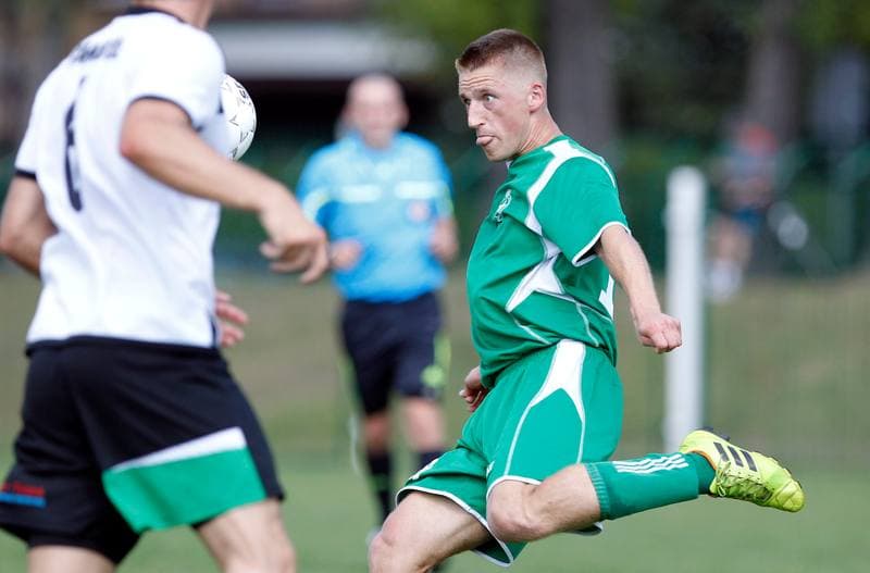 Football. III Liga Opolsko - Slaska. Grunwald Ruda Slaska - GKS Jastrzebie. 09.08.2014