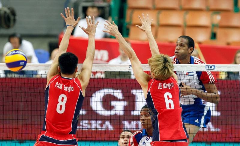 Volleyball. FIVB Men's World Championship. Korea - Cuba. 05.09.2014
