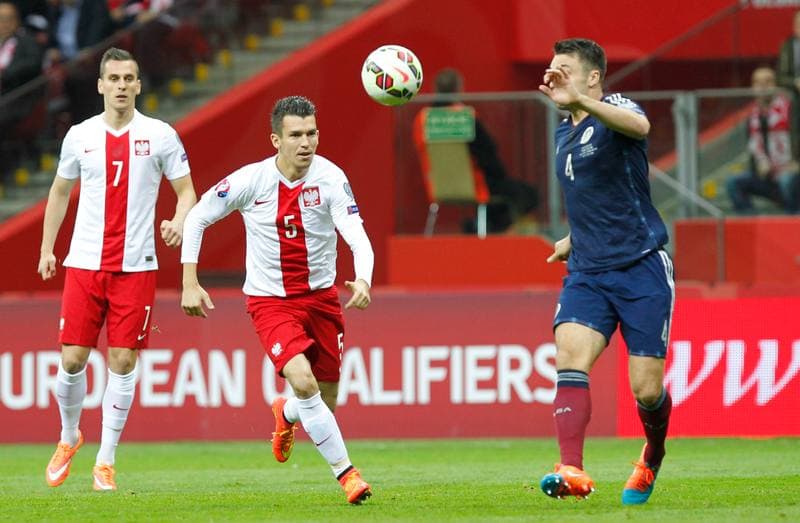 Football. UEFA European Qualifiers. Poland - Scotland. 14.10.2014