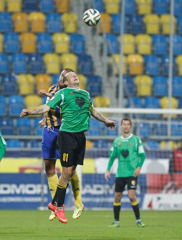 Football. I Liga. Arka Gdynia - GKS Katowice. 16.11.2014