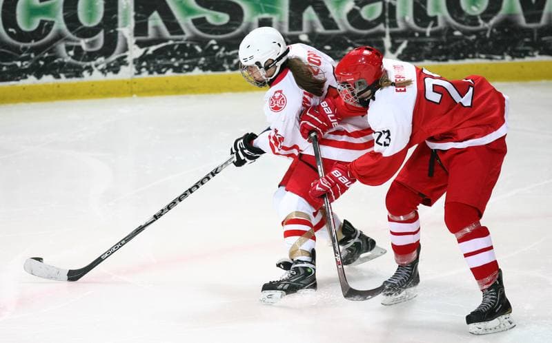 Ice Hockey. U18 Women's World Championship Division I. Poland - Denmark. 25.01.2015