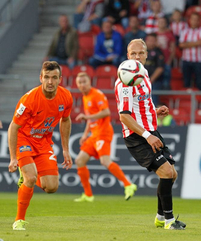 Football. PKO BP Ekstraklasa. Cracovia Krakow - Termalica Bruk Bet Nieciecza. 12.09.2015