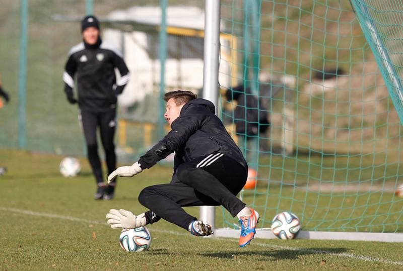 Football. GKS Katowice. Training. 15.01.2015