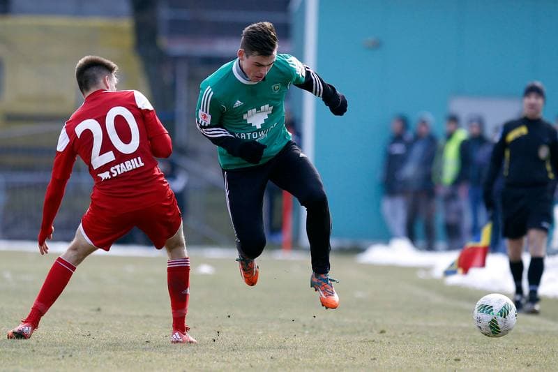Football. Sparing. Gornik Zabrze - GKS Katowice. 05.02.2016