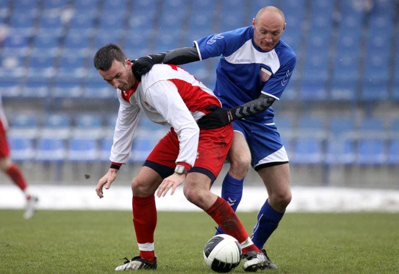 Football. Sparing. Polonia Bytom - Piast Gliwice. 19.02.2011