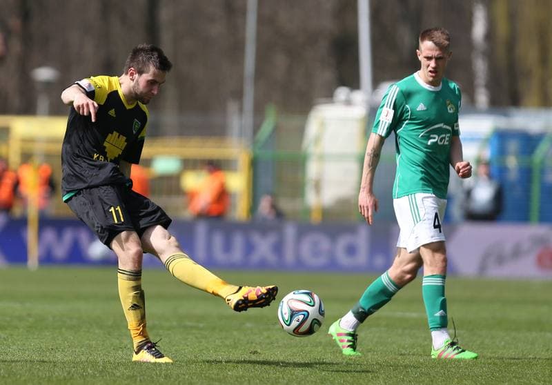 Football. I Liga. GKS Katowice - GKS Belchatow. 03.04.2016