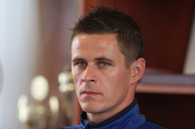 Football. Gornik Zabrze. Press Conference. 27.04.2011