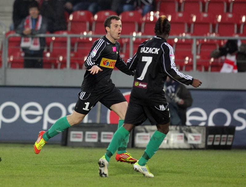 Football. T-Mobile Ekstraklasa. Cracovia Krakow - Lechia Gdansk. 18.02.2012