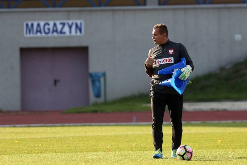 Football. Poland U19. Training. 02.10.2017