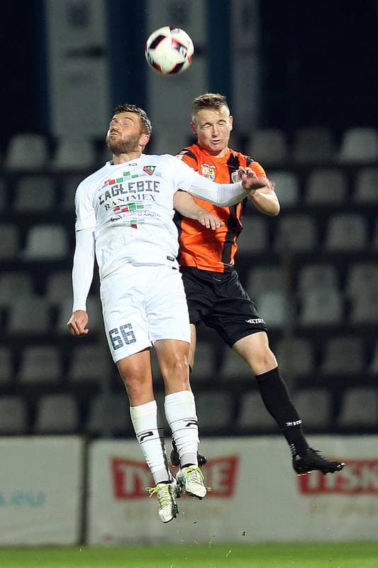 Football. Nice I Liga. Zaglebie Sosnowiec - Chrobry Glogow. 18.10.2017