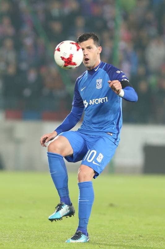 Football. Lotto Ekstraklasa. Gornik Zabrze - Lech Poznan. 04.11.2017