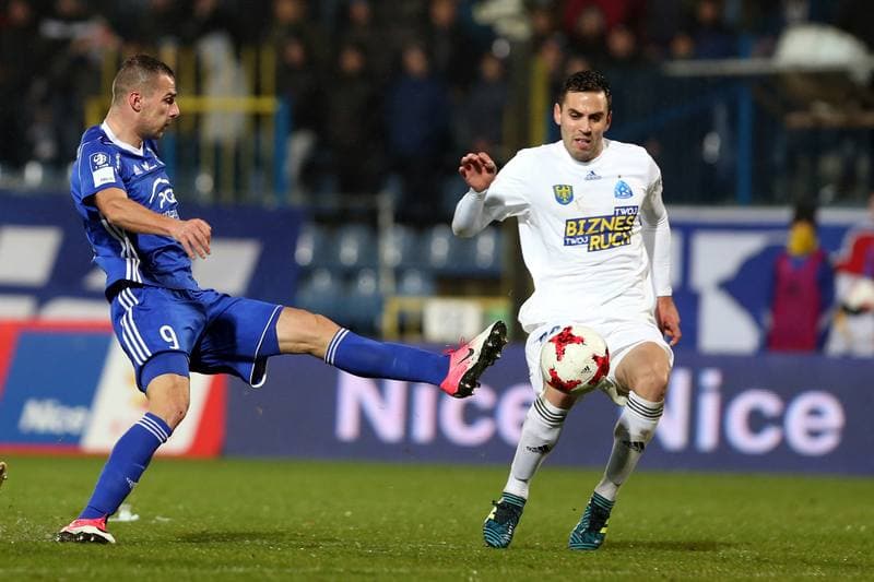 Football. Nice I Liga. Ruch Chorzow - Stal Mielec. 17.11.2017