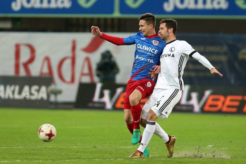 Football. Lotto Ekstraklasa. Piast Gliwice - Legia Warsaw. 12.12.2017