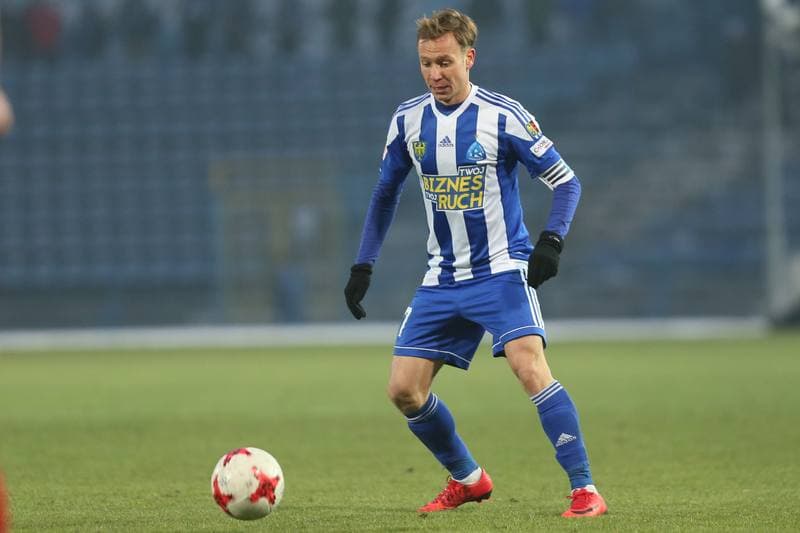 Football. Nice I Liga. Ruch Chorzow - Drutex-Bytovia Bytow. 04.03.2018