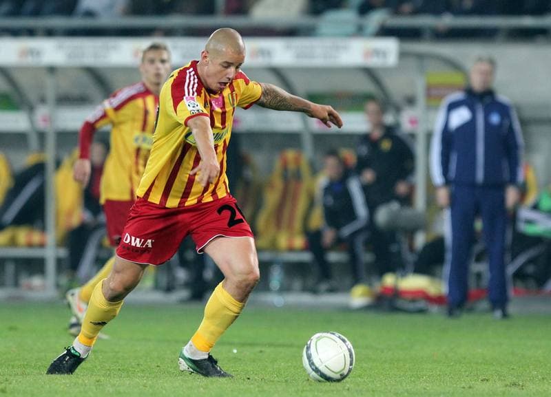 Football. T-Mobile Ekstraklasa. Korona Kielce - Ruch Chorzow. 17.04.2015
