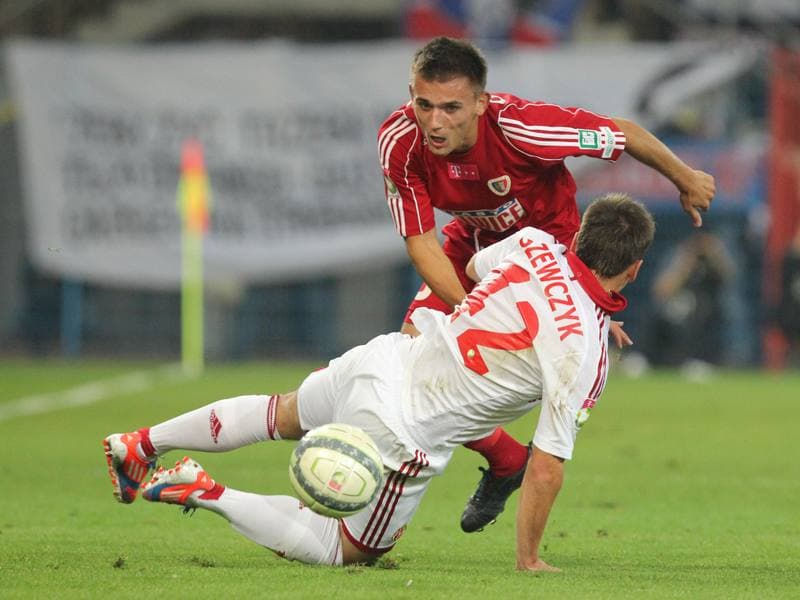 Football. T-Mobile Ekstraklasa. Piast Gliwice - Wisla Krakow. 01.10.2012